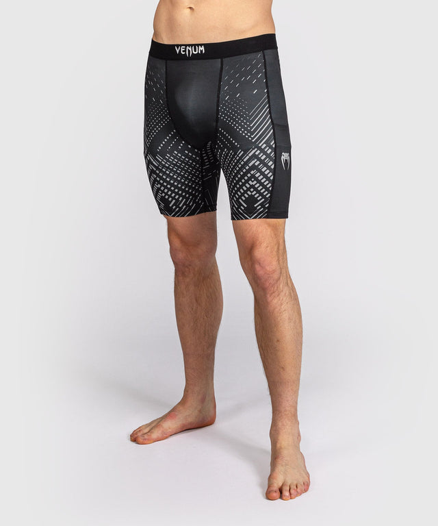 Venum Compression shorts & spats Midnight Fury – Black/Grey/Silver