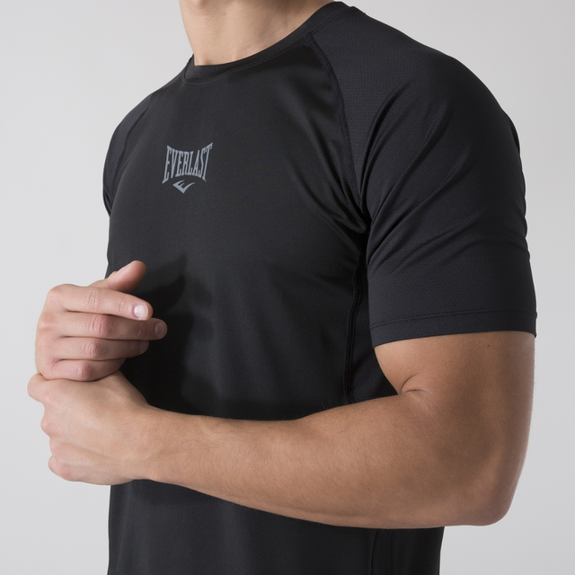 Everlast Compressie T-Shirt - Zwart