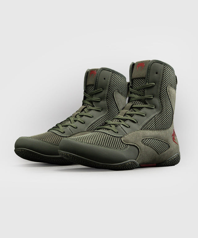 Venum Boksschoenen Contender - Kaki/Rood