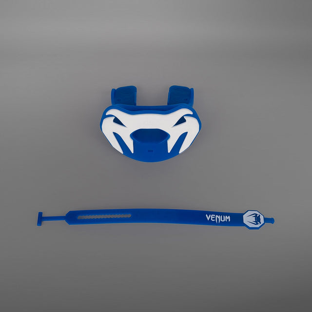 Venum Elite Mouthguard Lipguard Logo Edition – Blue/White