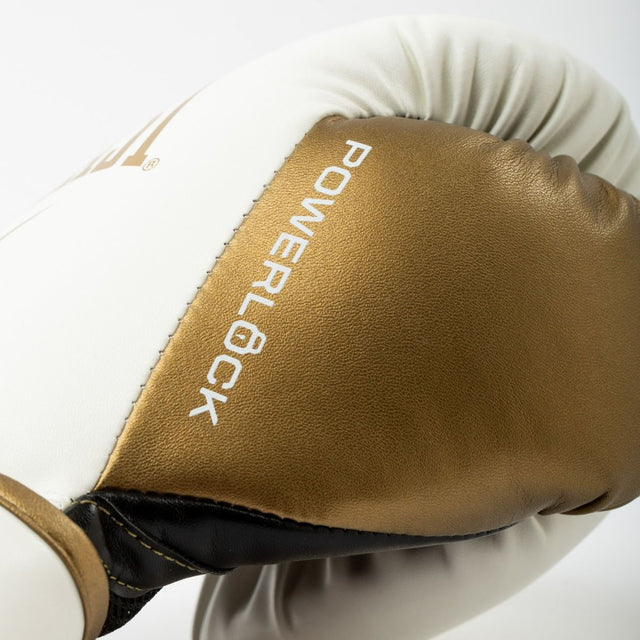 Everlast Boxing Gloves Powerlock 2R - White/Gold