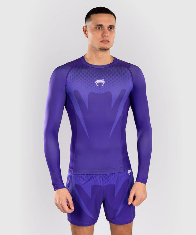 Venum No Gi Rashguard Lange Mouwen - Paars