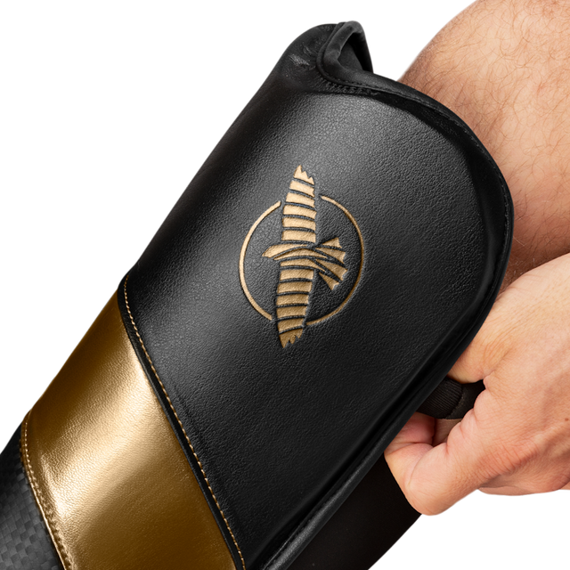 Hayabusa Scheenbeschermers T3 Full - Zwart/Goud