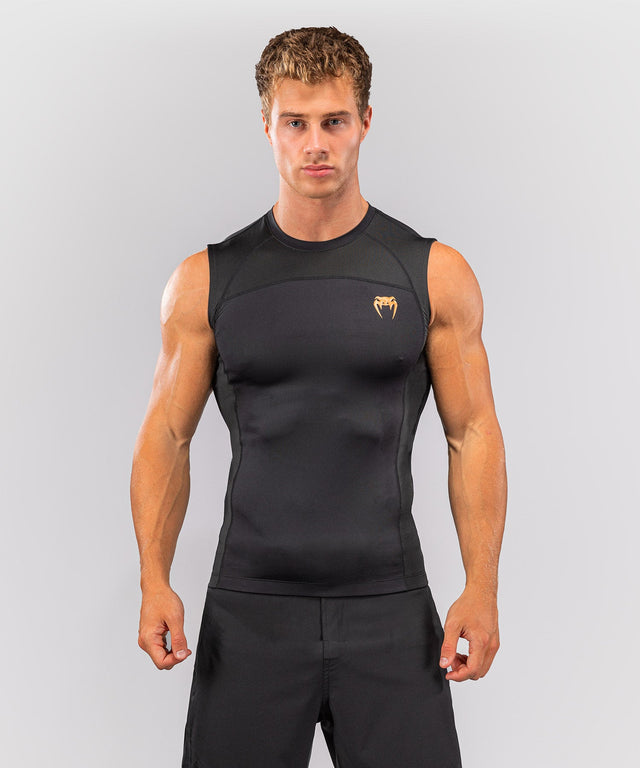 Rashguard Venum G-Fit Revolution Bezrękawowy – Czarny/Miedziany