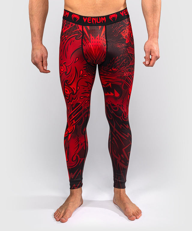 Venum Compression shorts & spats Wolf Atak - Black/Red