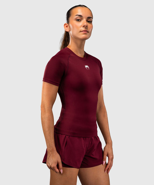 Venum Rashguard Aero XT Korte Mouwen - Pruim