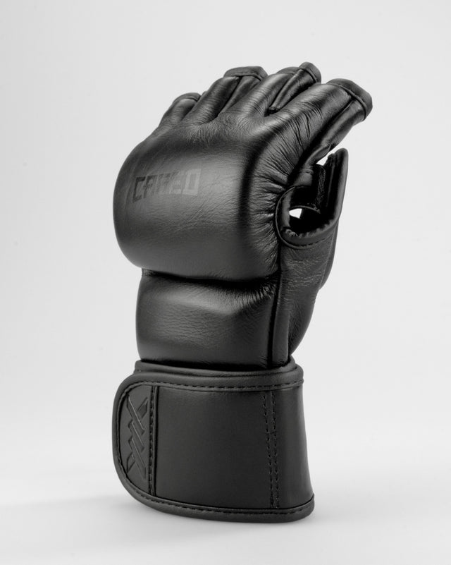 Caged MMA Gloves 'X' Series - Black/Black