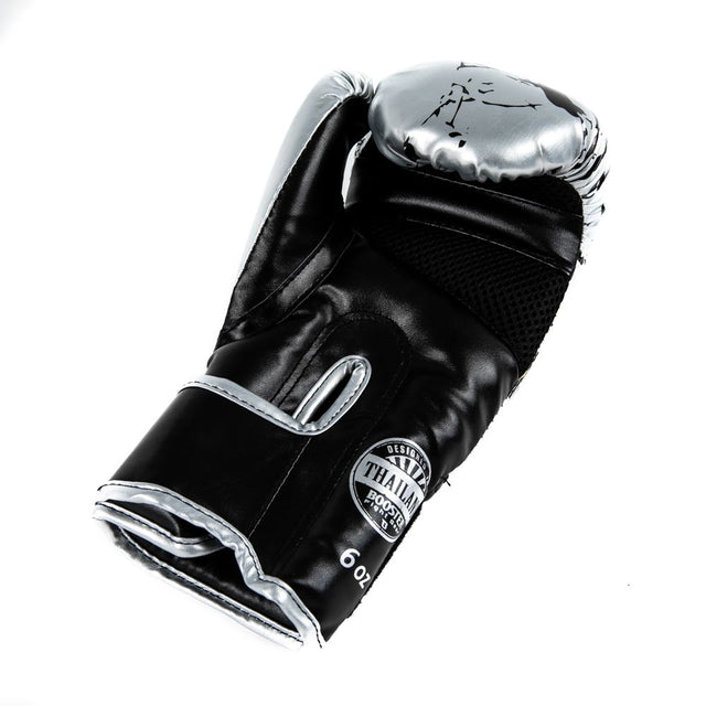 Booster Kids Boxing Gloves BG Marble – Silver/Black