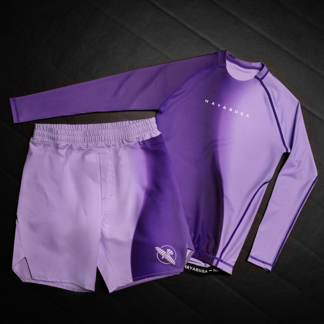 Hayabusa Rashguard Apex Nova Lange Mouwen Kinderen - Paars