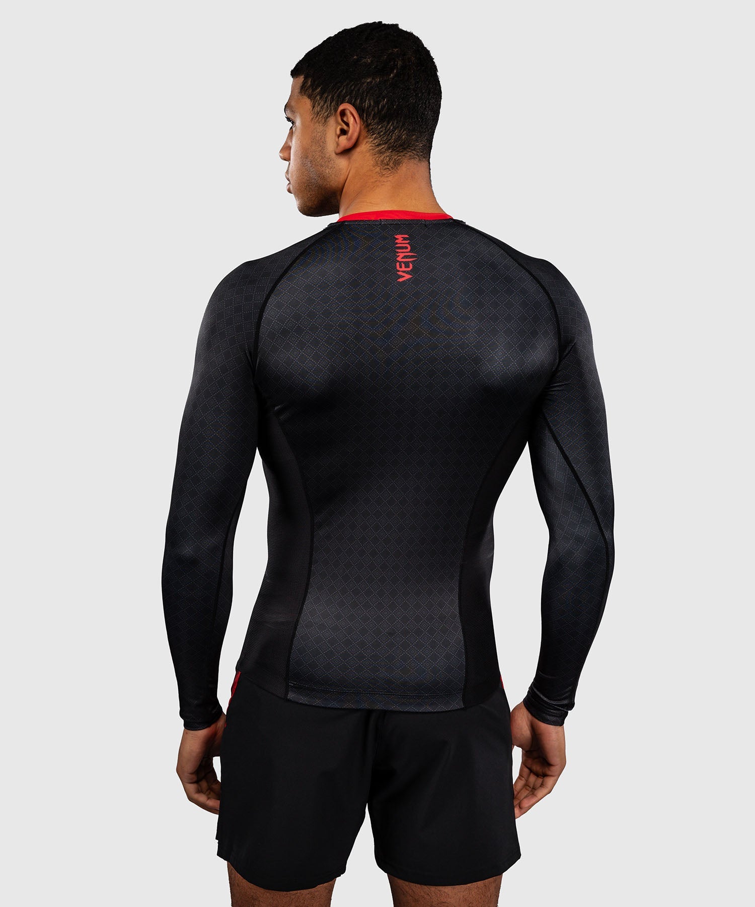 Venum Rashguard x Roger Gracie Lange Mouwen - Zwart/Rood