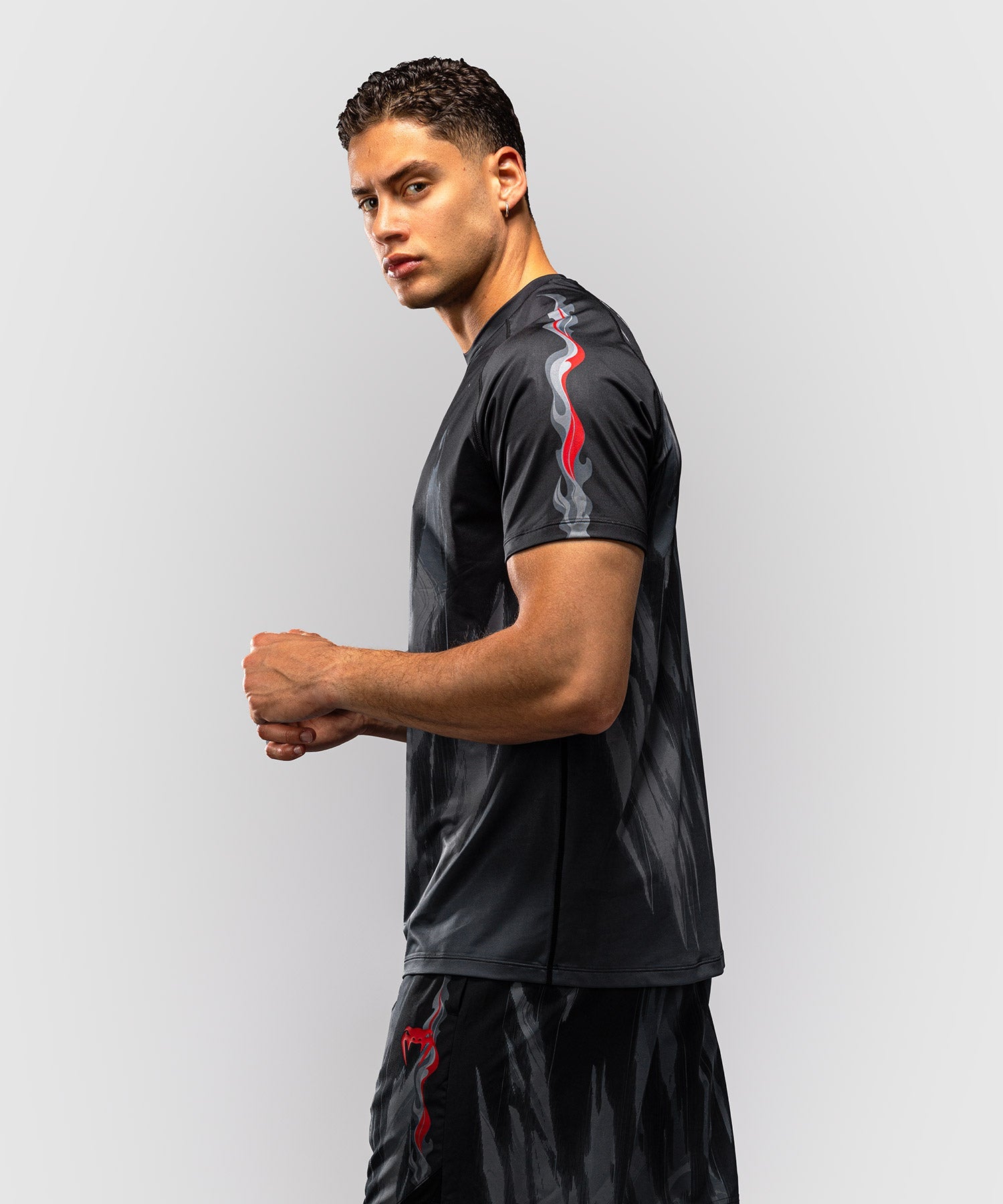 Venum T-Shirt Demon Dry Tech - Zwart/Grijs