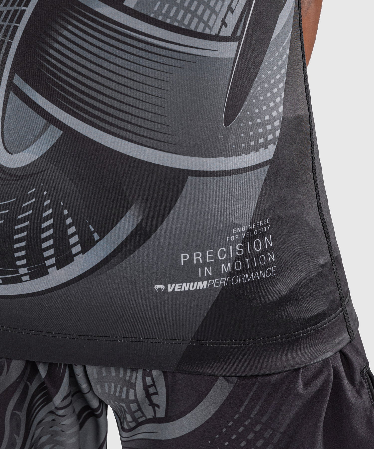 Venum Rashguard Crimson Viper 2.0 Korte Mouwen Kinderen - Zwart/Grijs