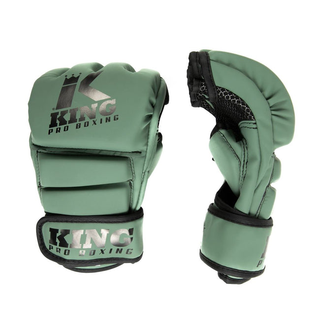 Rękawice MMA King Pro Boxing Revo – Khaki Zielone