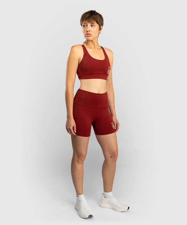 Venum Women's Shorts Serpenti - Burgundy