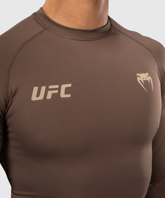 Venum UFC Rashguard Unity Lange Mouwen - Bruin