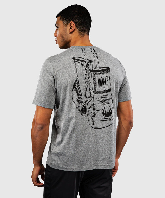 Venum T-Shirt Fight Icon – Light Grey Marl