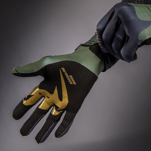 Venum MX Summer Motorhandschoenen - Zwart/Groen/Goud