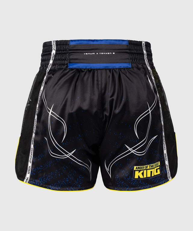 Spodenki Muay Thai Venum x TEKKEN 8 King – Czarne/Żółte