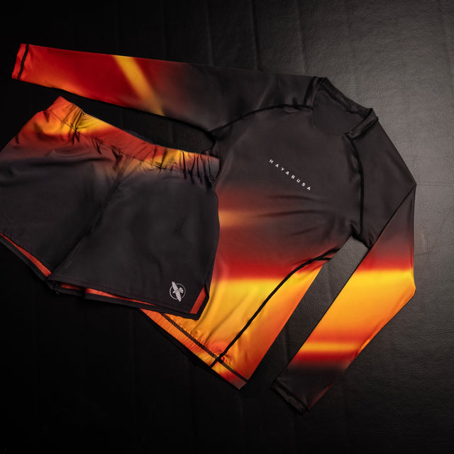 Hayabusa Rashguard Apex Nova Lange Mouwen Dames - Oranje