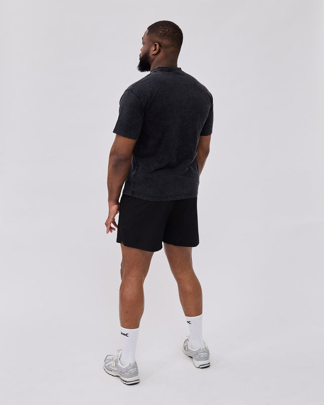 Caged Club T-shirt - Washed Black