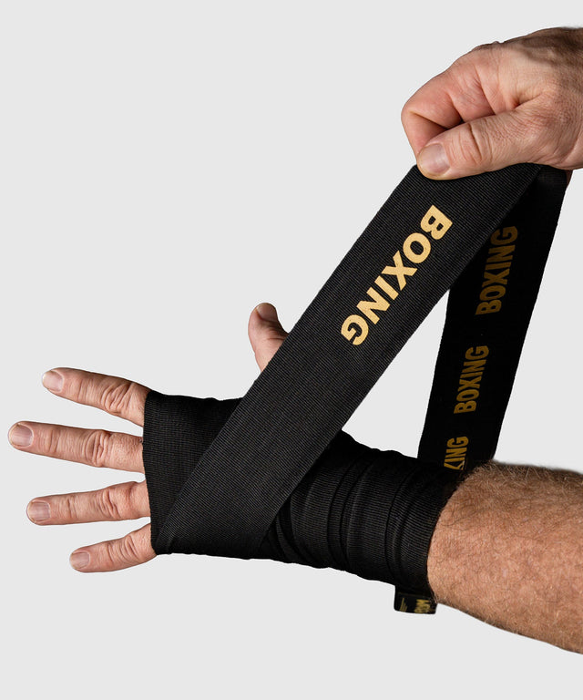 Venum Bandages Kontact Evo - Zwart/Goud