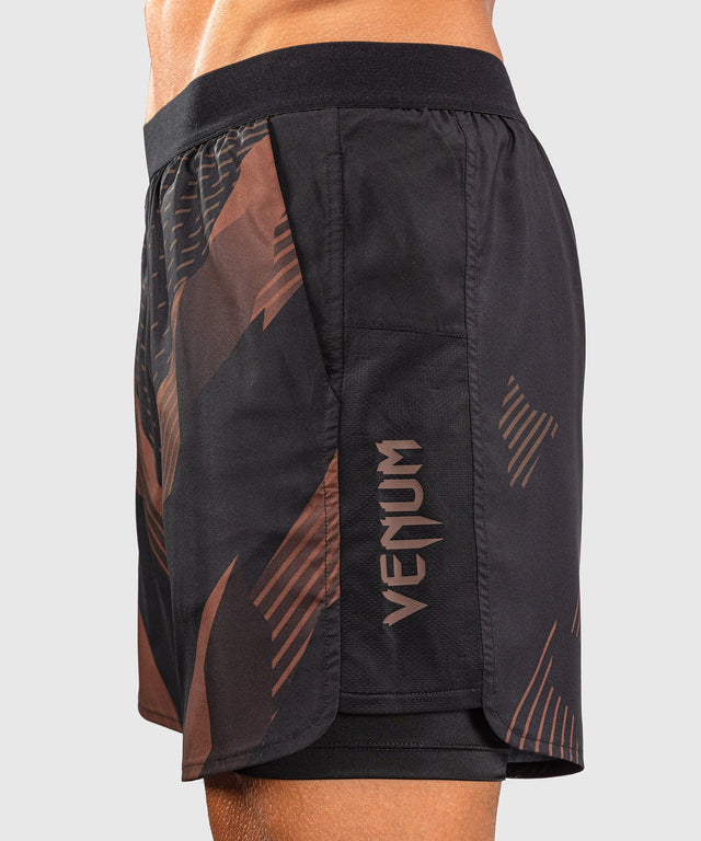 Venum MMA Shorts No-Gi 6.0 - Black/Brown
