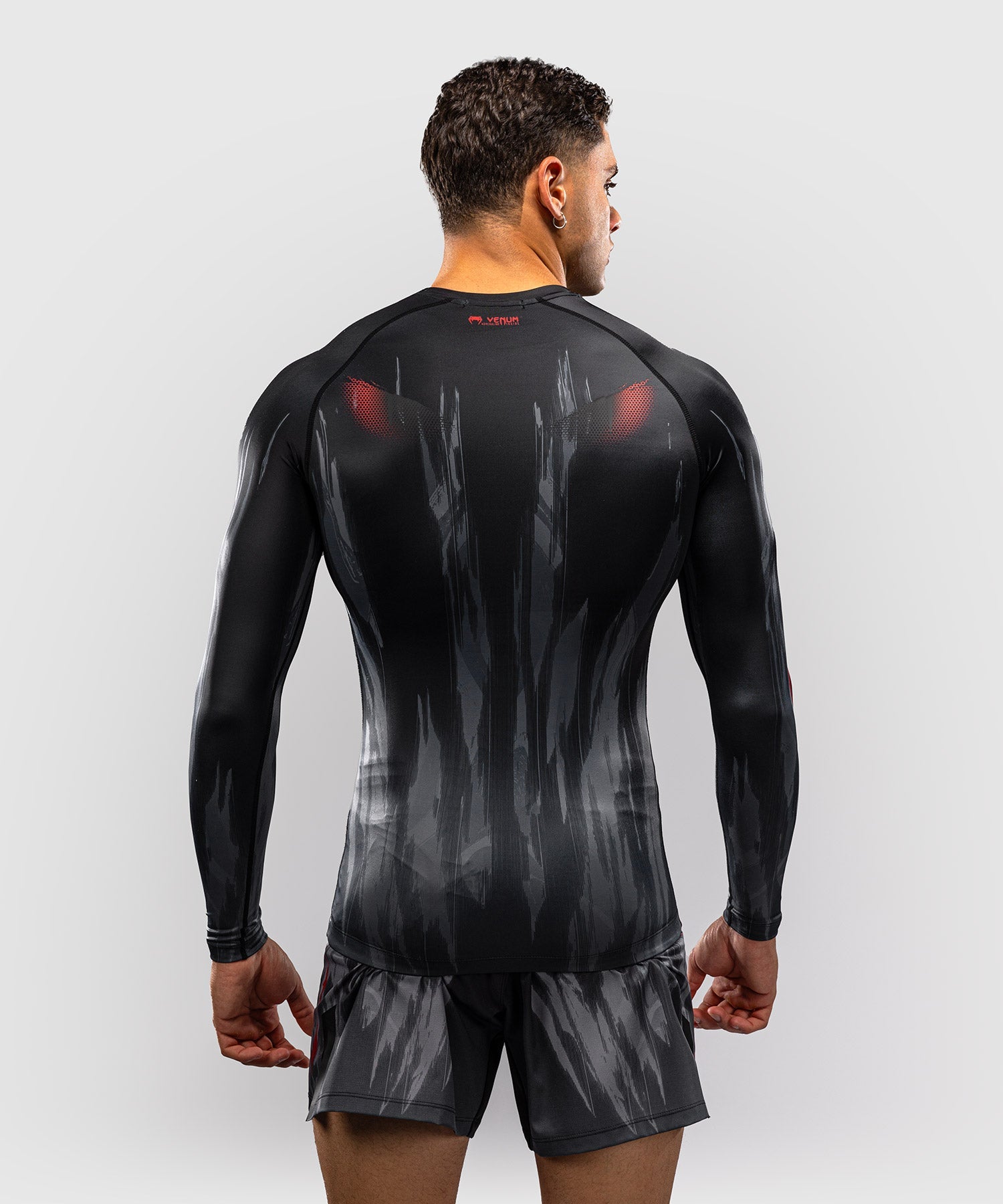 Venum Rashguard Demon Lange Mouwen - Zwart/Grijs