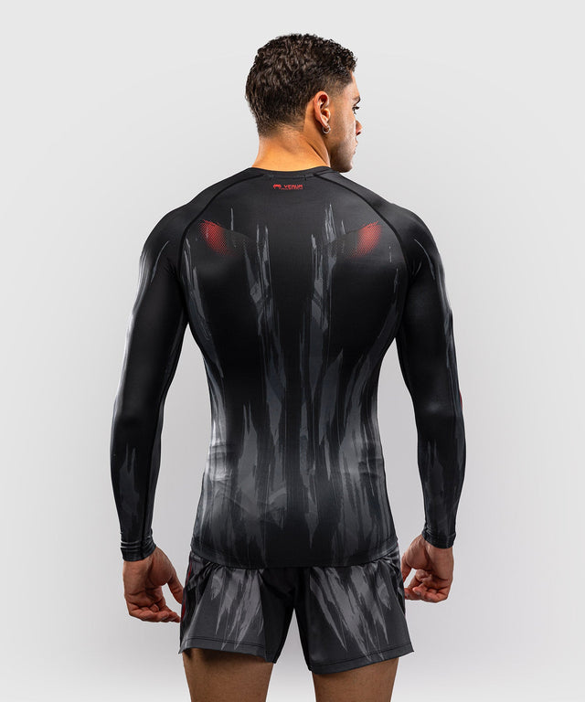 Venum Rashguard Demon Lange Mouwen - Zwart/Grijs