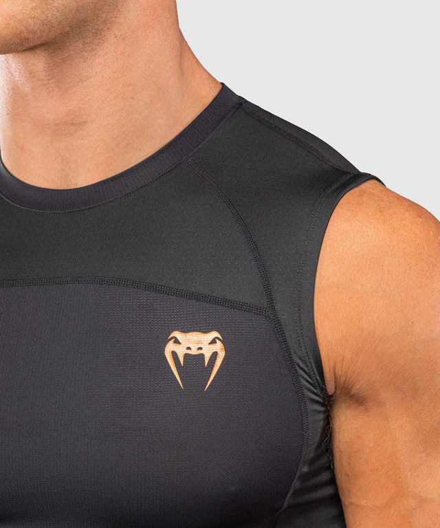 Rashguard Venum G-Fit Revolution Bezrękawowy – Czarny/Miedziany