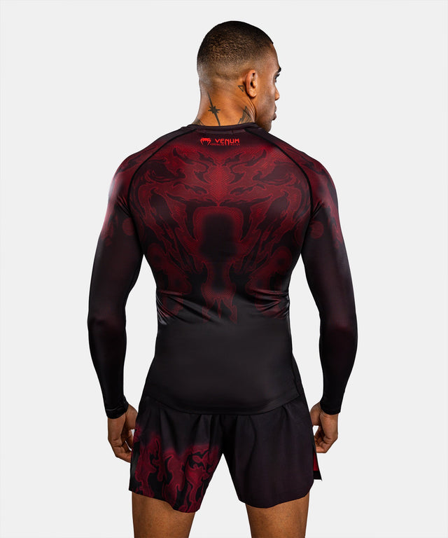 Venum Spectre Rashguard Long Sleeves – Black/Red