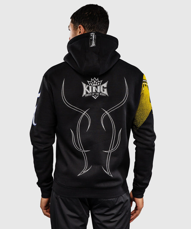 Bluza z kapturem Venum x TEKKEN 8 King – Czarna/Żółta