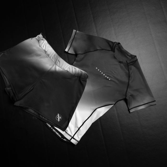 Hayabusa Rashguard Apex Nova Korte Mouwen Dames - Grijs