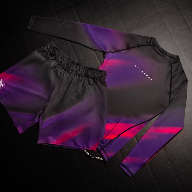 Hayabusa Rashguard Apex Nova Lange Mouwen - Ultraviolet Paars