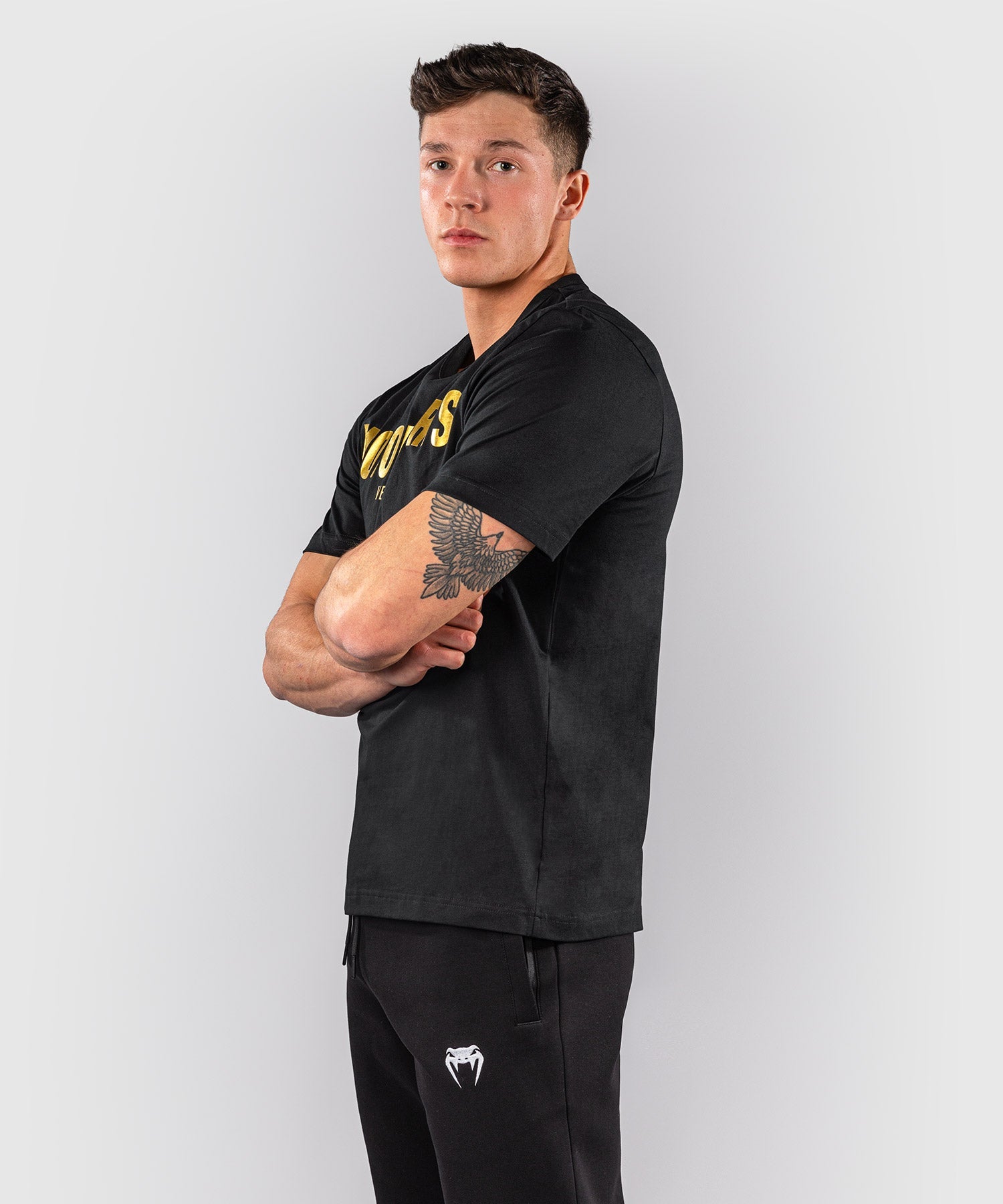 Venum T-Shirt Motocross VT - Zwart/Goud
