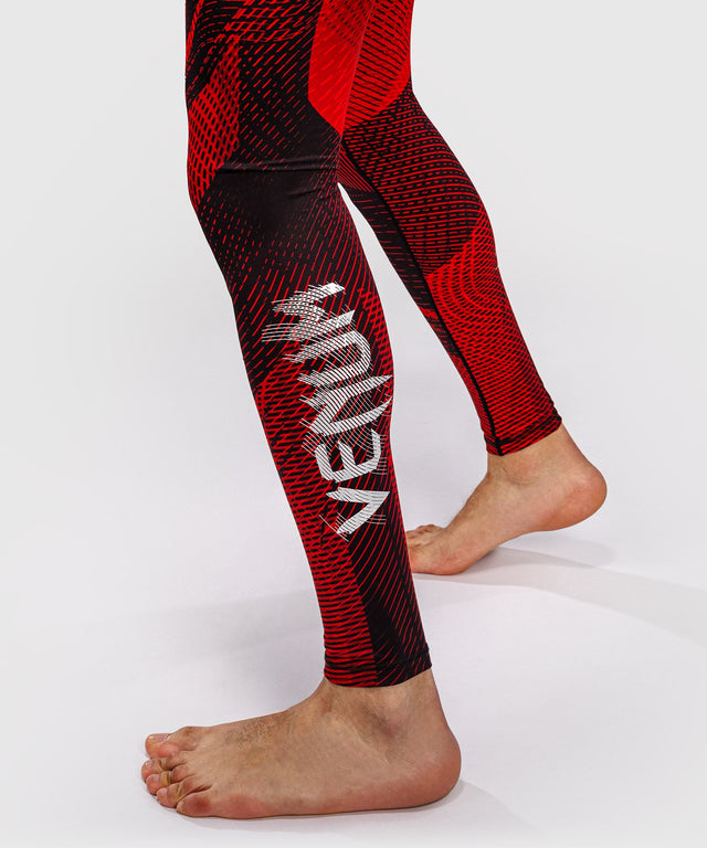 Spodenki kompresyjne i spodnie spats Venum Galactic 3.0 – Czerwone/Srebrne