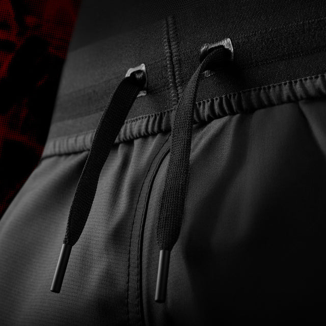 Spodenki BJJ Hayabusa x UFC – Damskie Czarne/Czerwone