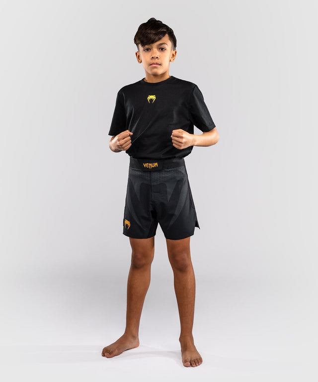 Venum MMA-Shorts Attack Kinder – Schwarz/Gold