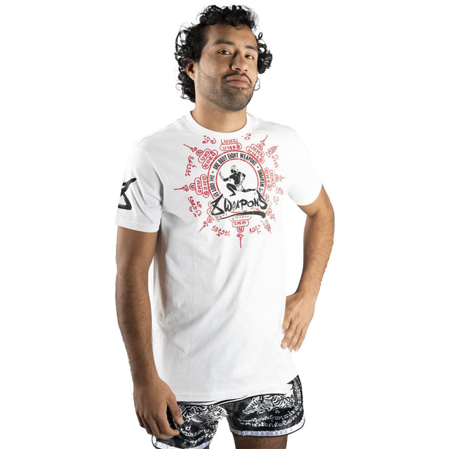 8 WEAPONS T-Shirt Eight Ways Yant - Wit