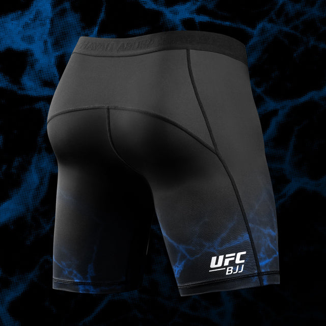 Hayabusa x UFC BJJ Compression Shorts – Black/Blue