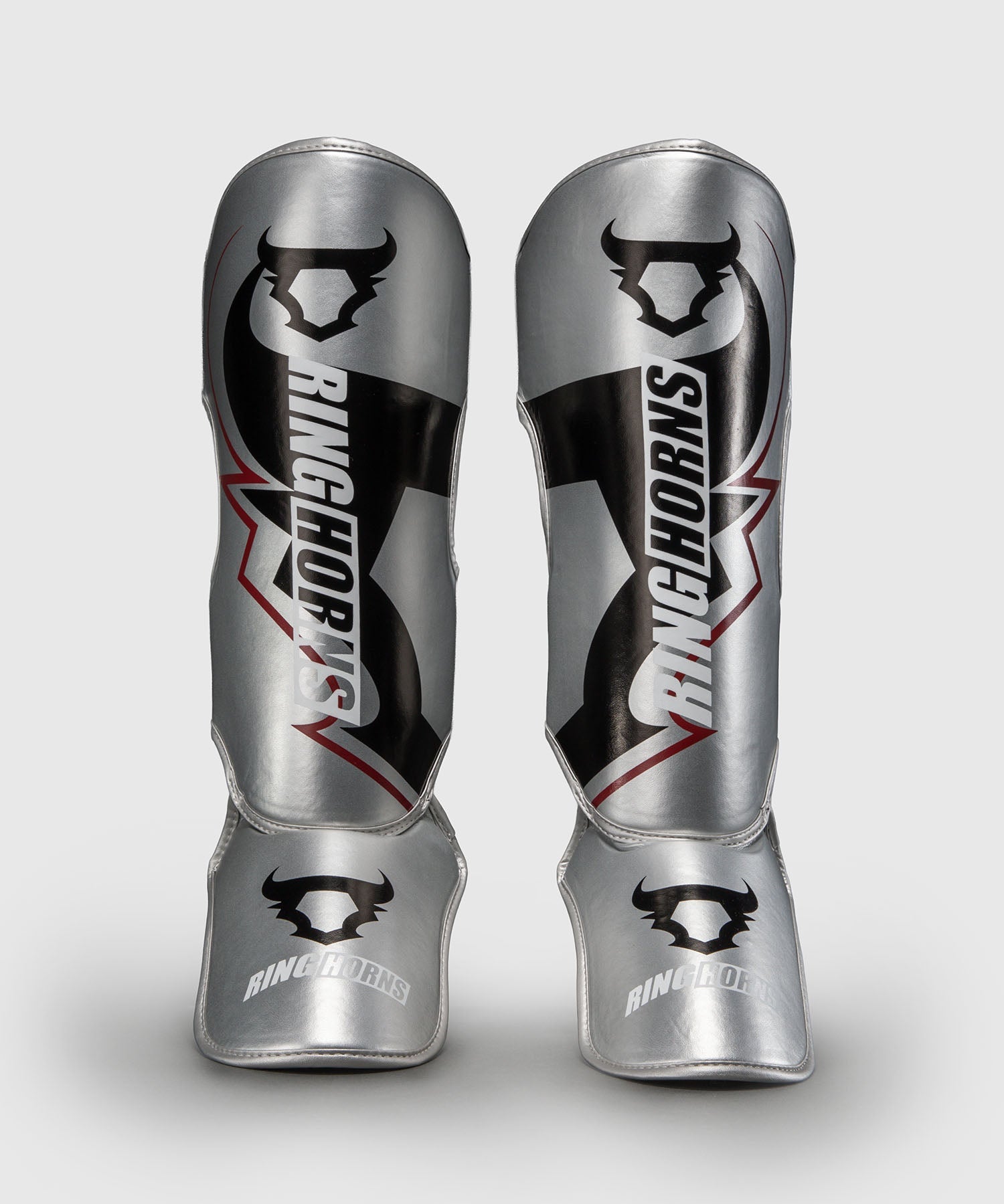 Ringhorns Charger Shin guards – Silver/Black
