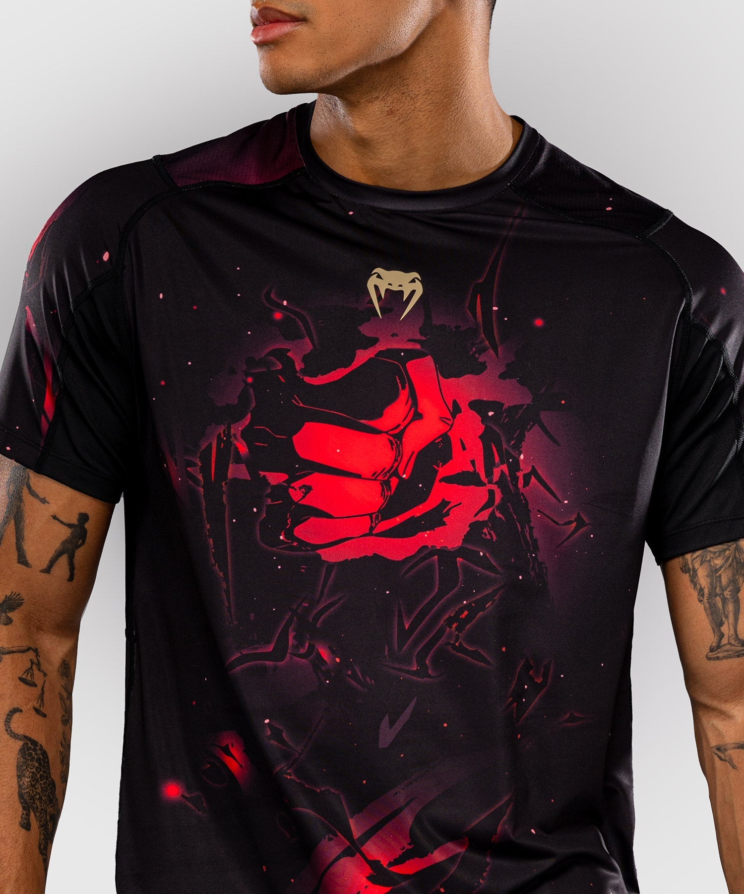 Venum T-Shirt Itadori Dry Tech - Zwart/Rood