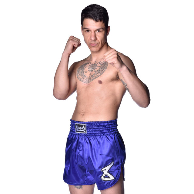 Spodenki Muay Thai 8 WEAPONS Strike – Fioletowe
