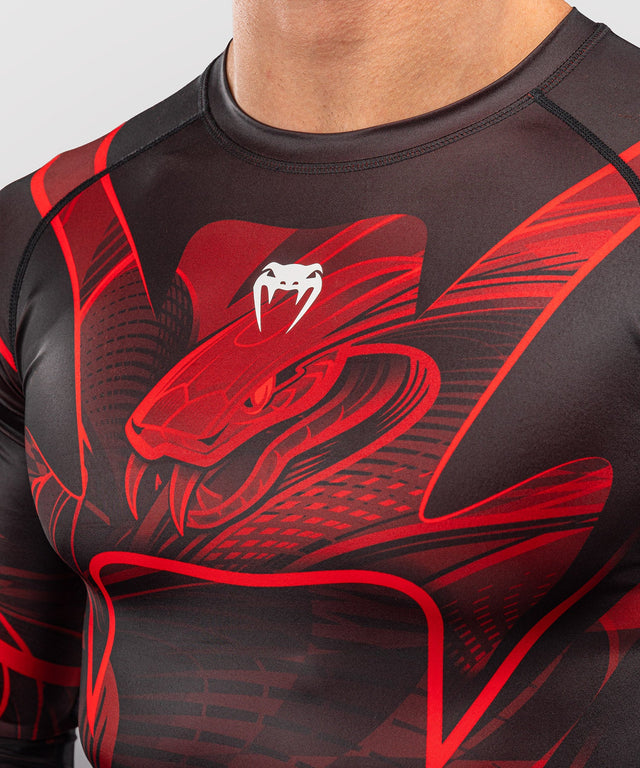 Venum Rashguard Crimson Viper 2.0 mangas compridas – Preto/Vermelho