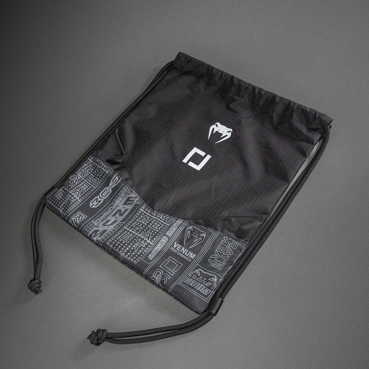 Venum Karate Combat Gym bag – Black/Grey