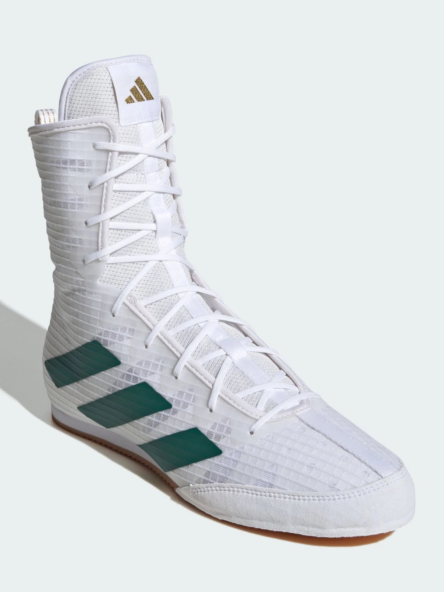 Adidas Boksschoenen Box Hog 4 - Wit/Groen