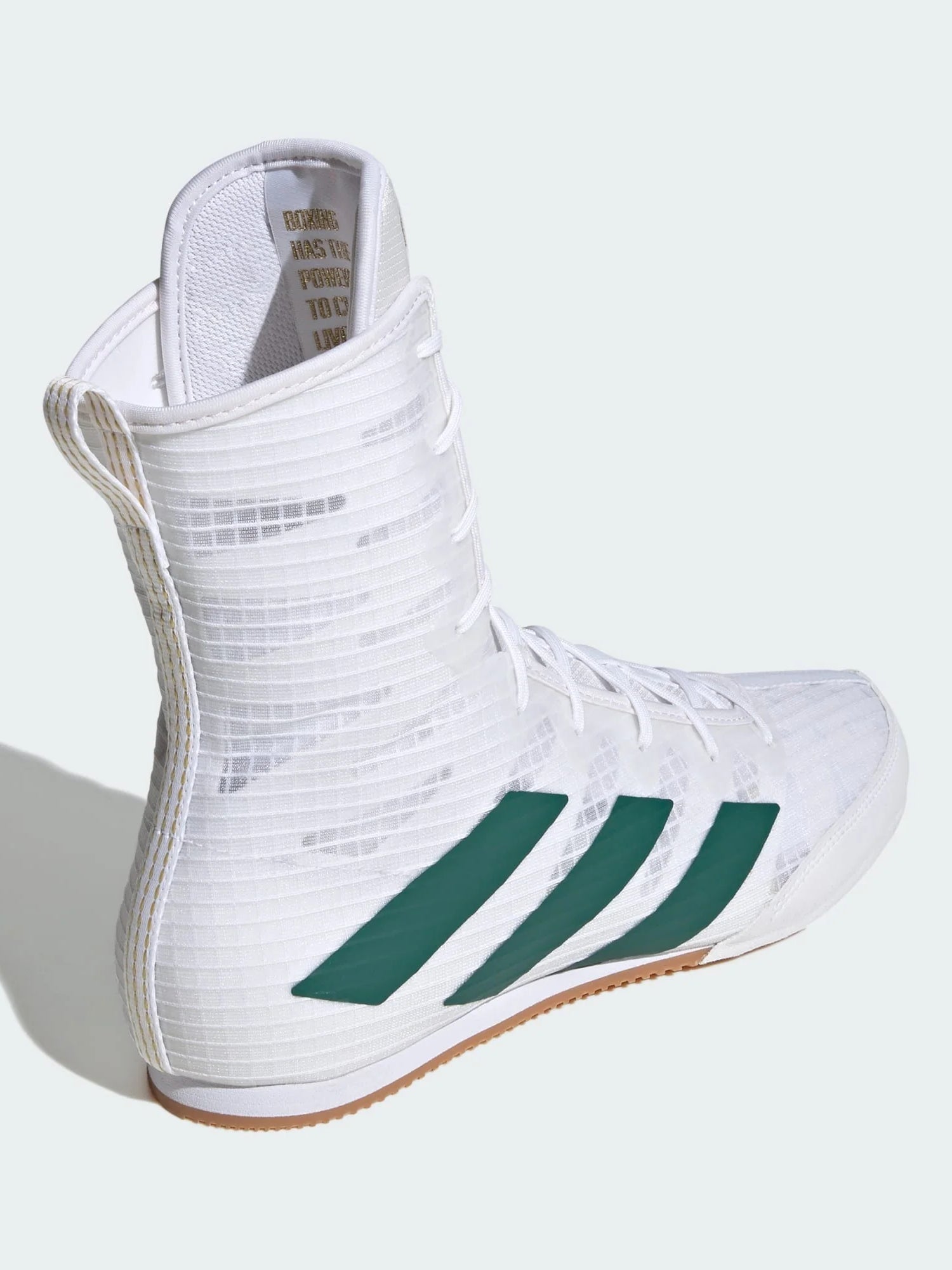 Adidas Boksschoenen Box Hog 4 - Wit/Groen