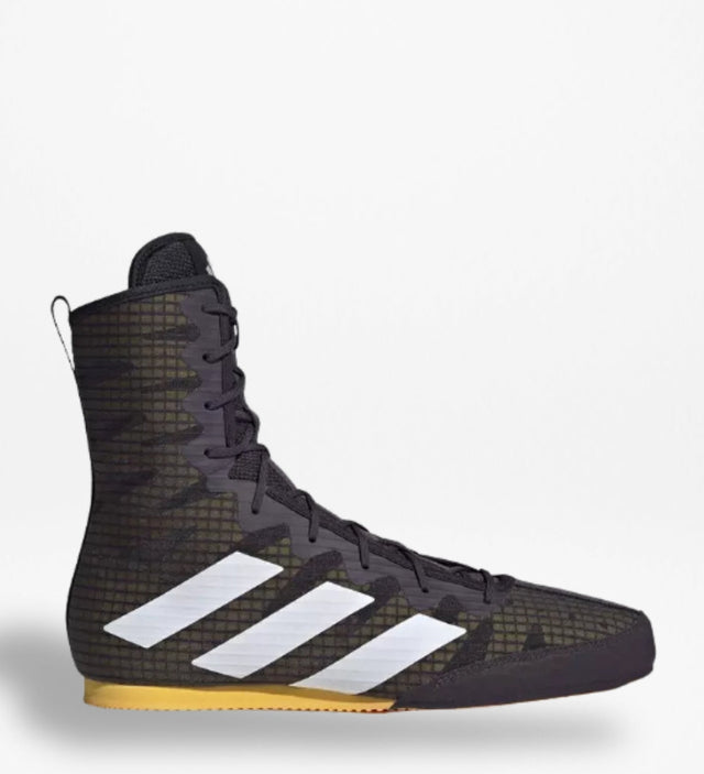 Buty bokserskie Adidas Box Hog 4 – Czarne/Białe