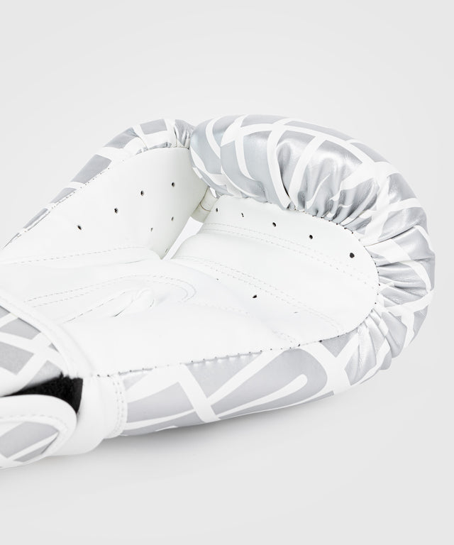 Venum Contender 1.5 XT Kids Boxing Gloves – White/Silver