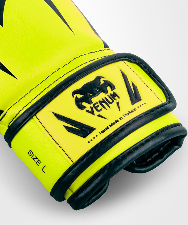 Guantes de boxeo Venum Elite Niños – Amarillo Neón