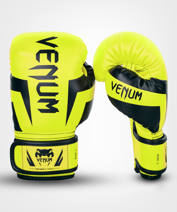 Gants de boxe Venum Elite Enfant – Jaune Néon